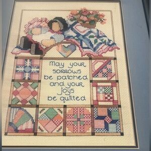 Vintage Needlepoint Wall Art